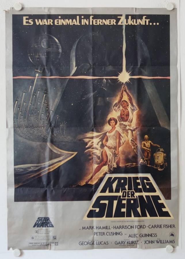 Star Wars original release large german movie poster